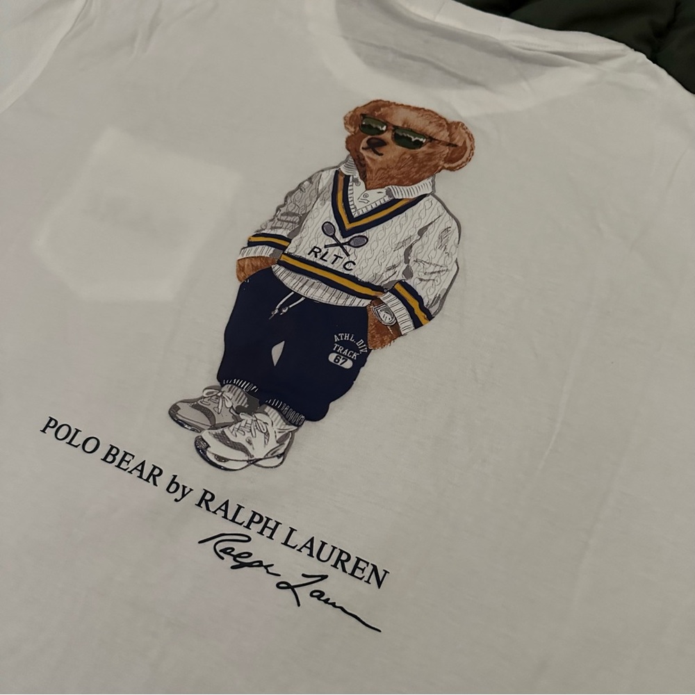 Ralph Lauren Polo Bear T-Shirt | Men’s size 2XL | New with Tags - White